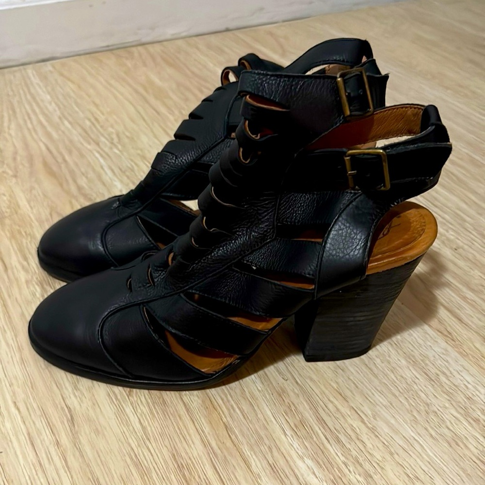 Free People Hayes Caged Booties (Black)